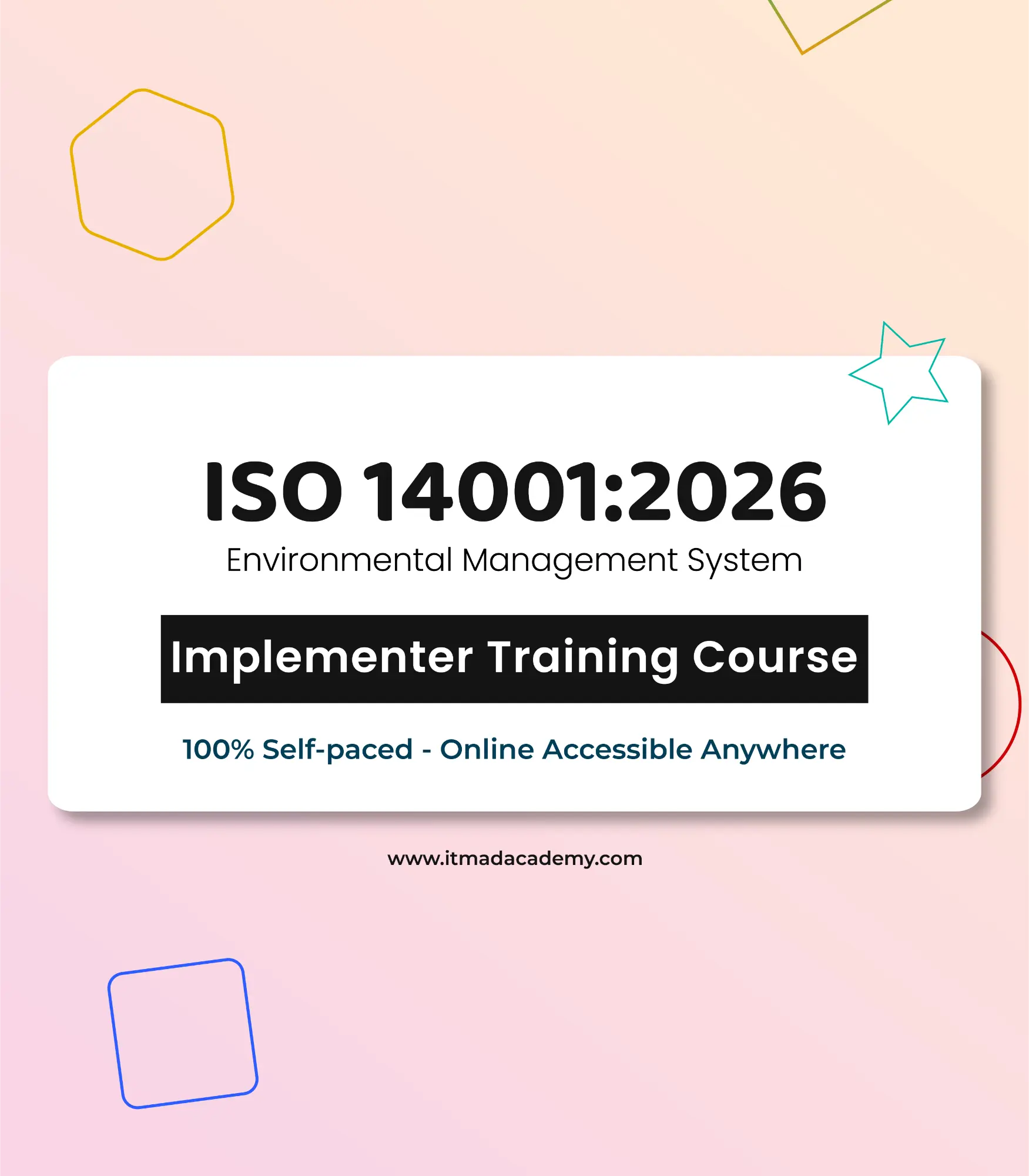 ISO 14001:2026 Environmental Management System – Implementer Training Course