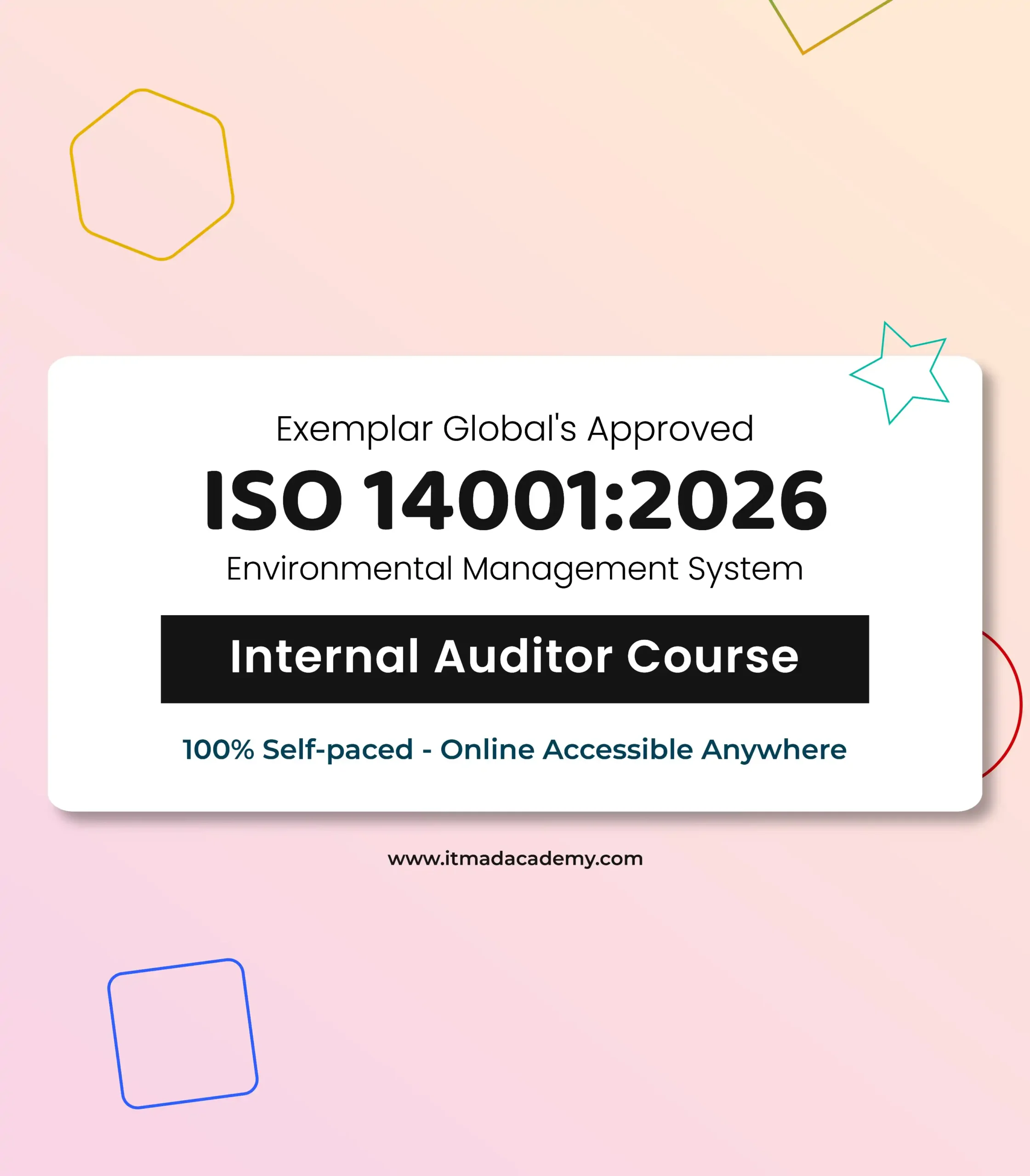 ISO 14001:2026 Environmental Management System – Internal Auditor Training Course