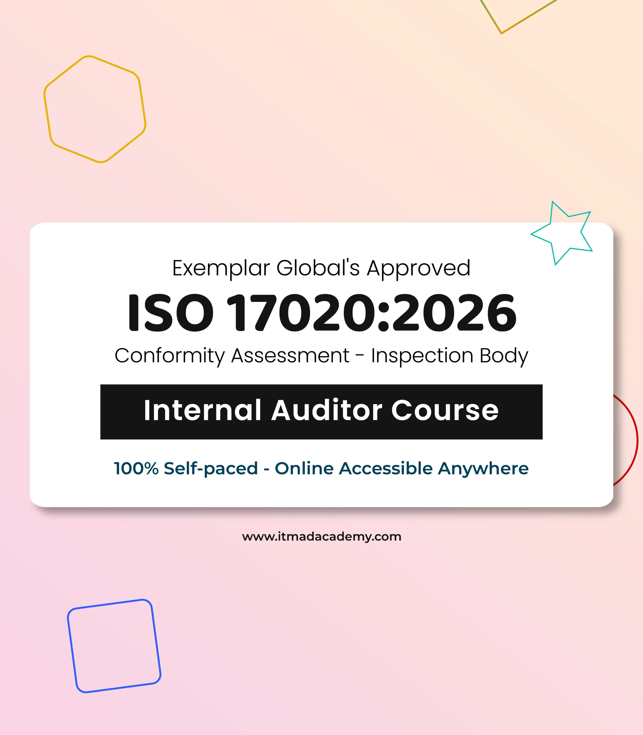 ISO/IEC 17020:2026 Inspection Bodies – Internal Auditor Training Course