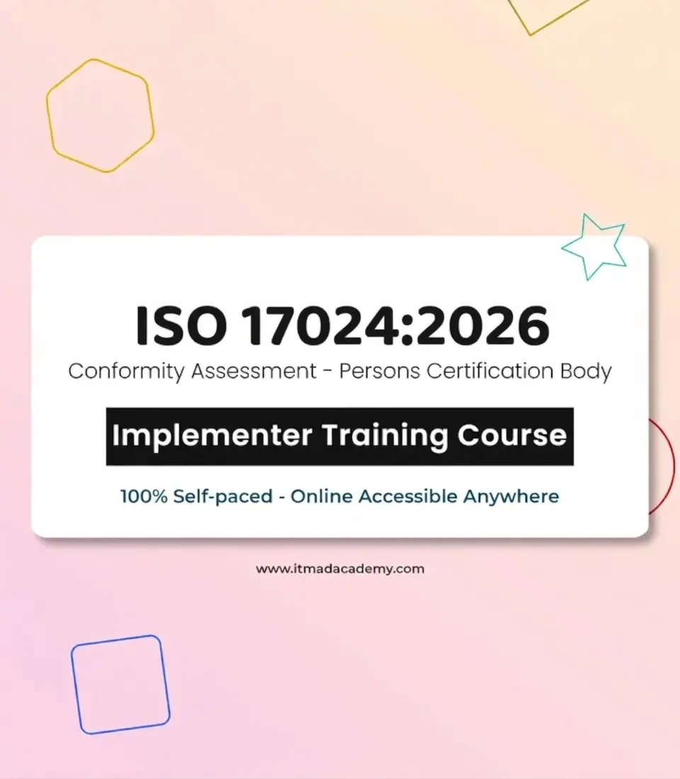ISO/IEC 17024 Certification of Persons – Implementer Training Course