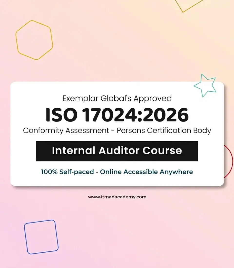 ISO/IEC 17024 Certification of Persons – Internal Auditor Training Course