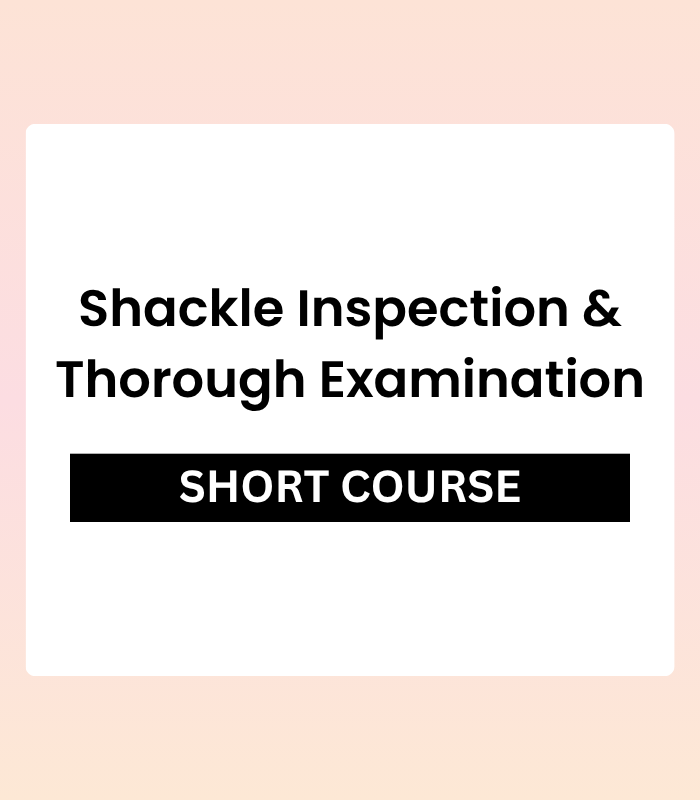 Shackle Inspection & Thorough Examination (EN 13889, ASME B30.26 & LOLER)