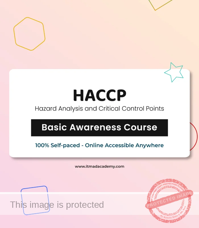 Get certified online HACCP foundation Training Course basic awareness