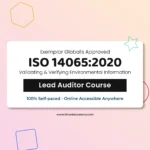 Get Exemplar global certified online ISO 14065 validating and verifying environmental information Lead Auditor Training Course