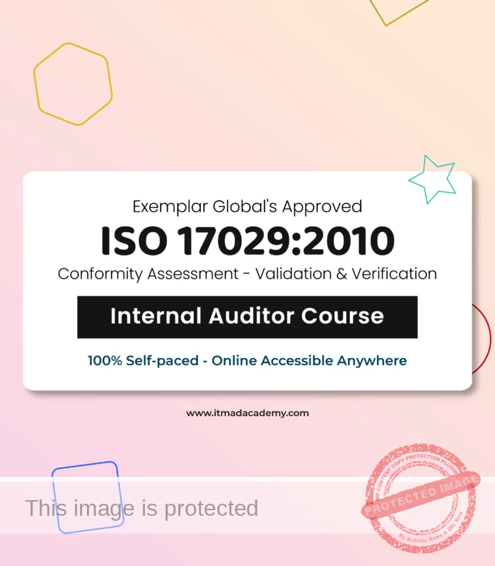 Get Exemplar global certified online ISO 17029 Conformity Assessment-validation and verification-Lead Auditor Training Course