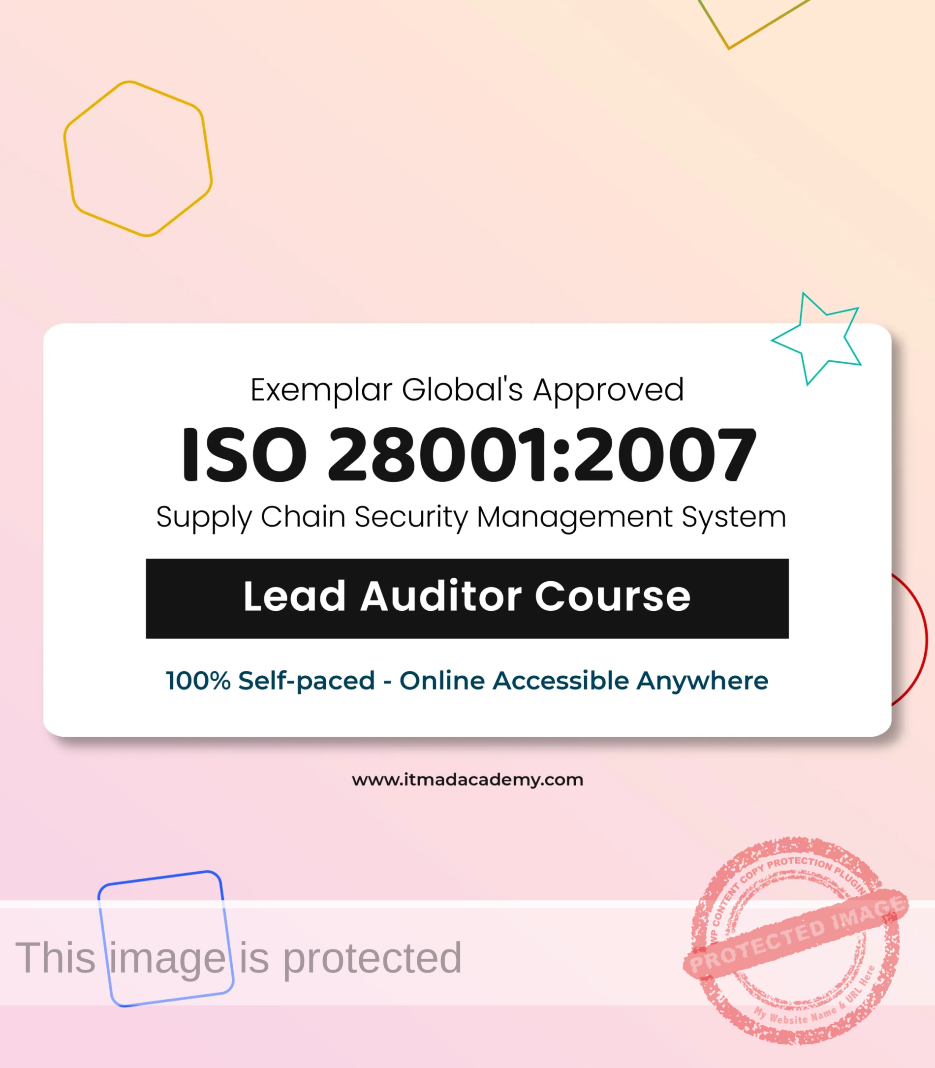ISO 28001 Supply chain security management system Lead Auditor Training Course ISO 28001:2007 (SCSMS) - Lead Auditor Training Course - Image 1