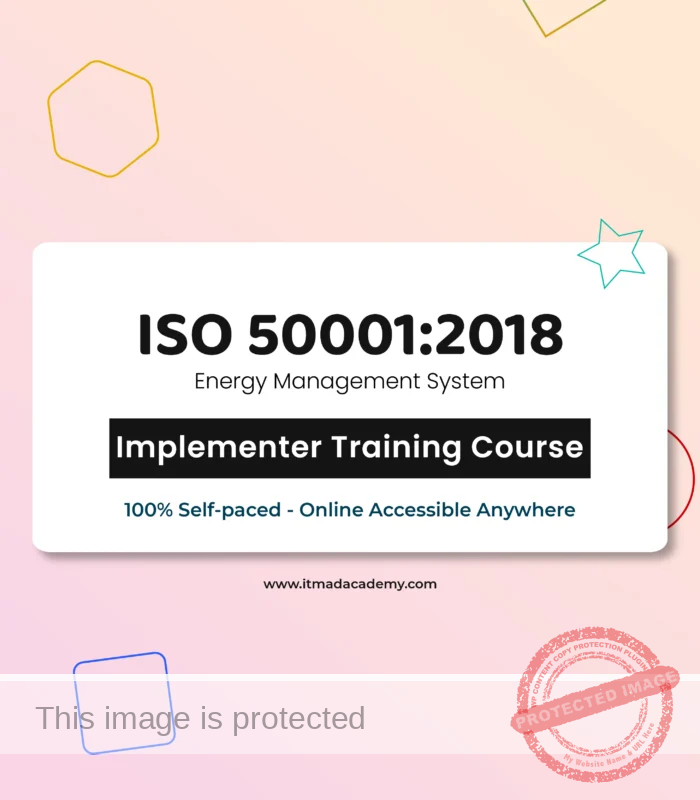 Get certified online ISO 50001 EnMS Energy Management system Implementer Training Course