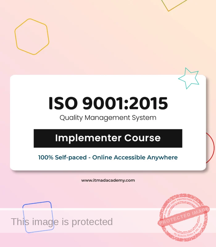 Get Exemplar global certified online ISO 9001 Quality Management System (QMS) Implementer Training Course
