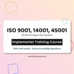 Get exemplar global certified online Integrated ISO QHSE Management System Implementer Training Course